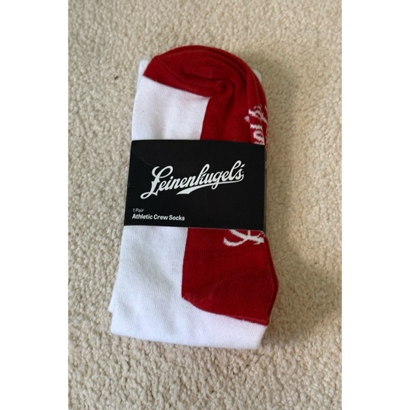 Leinenkugel's Beer Athletic Crew Socks - NEW - Adult One Size Fits Most - Picture 1 of 2